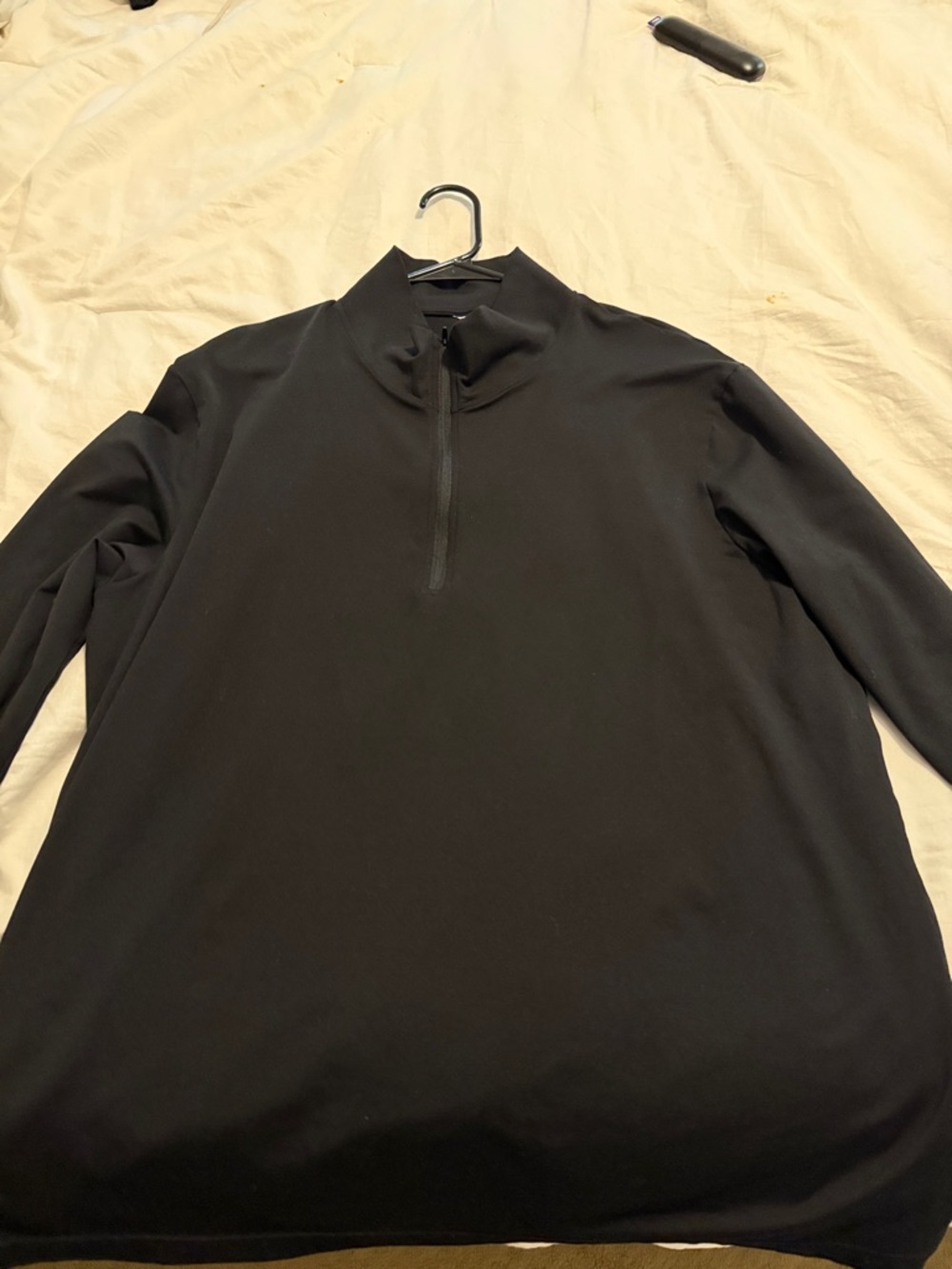 Alo Men’s Conquer Quarter Zip Black XL